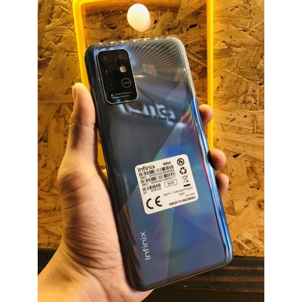 Infinix note 8 6/64 GB Ex Resmi Infinix Indonesia Original Second Bekas Seken