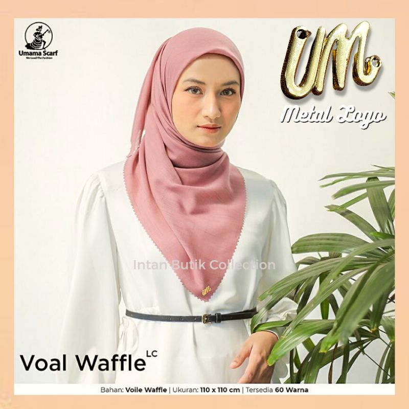 Umama Voal Waffle Laser Cut / Metal Logo