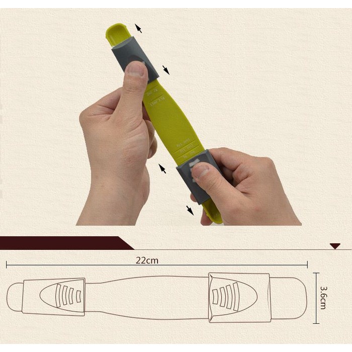 Adjustable Sendok Takar Ukur Bisa Diatur Sendiri Spoon Scale Praktis