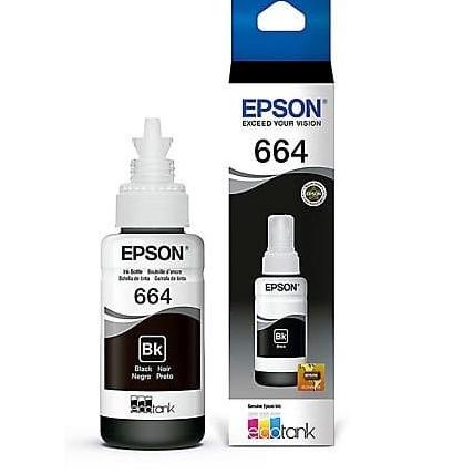 Tinta Epson 664 - Black TINTA ORIGINAL! Tinta L120/L110/L355/L1300