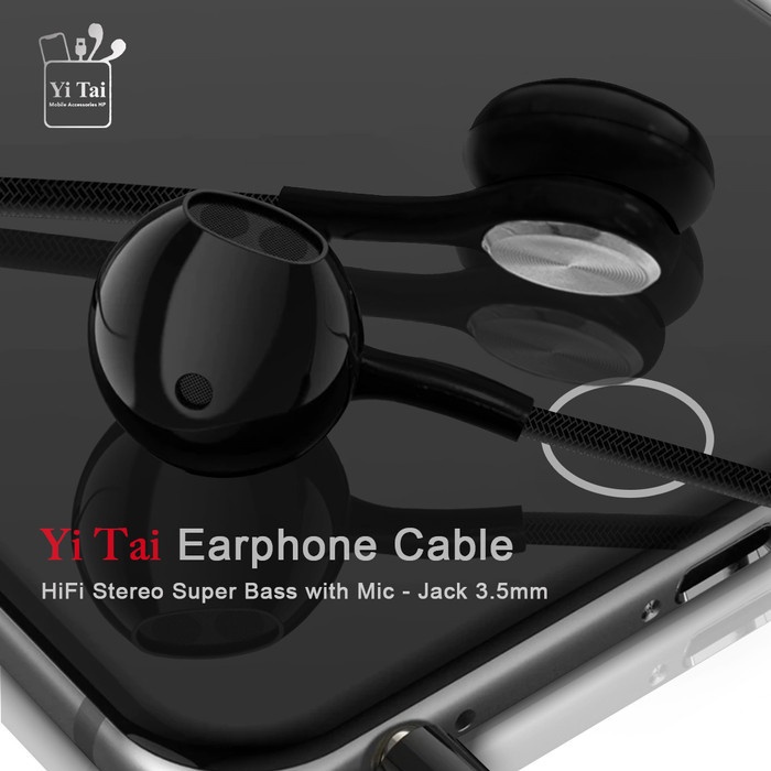 - BD HEADSET YITHAI Y23 POWERFULL BASS / HANDSFREE JACK 3.5MM Y23 - BD