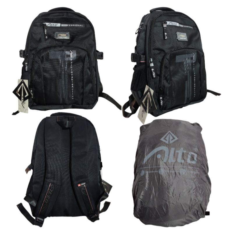 Tas ransel - daypack - backpack - sekolah - kerja  laptop Alto 79333 - 79433 original free rain cover