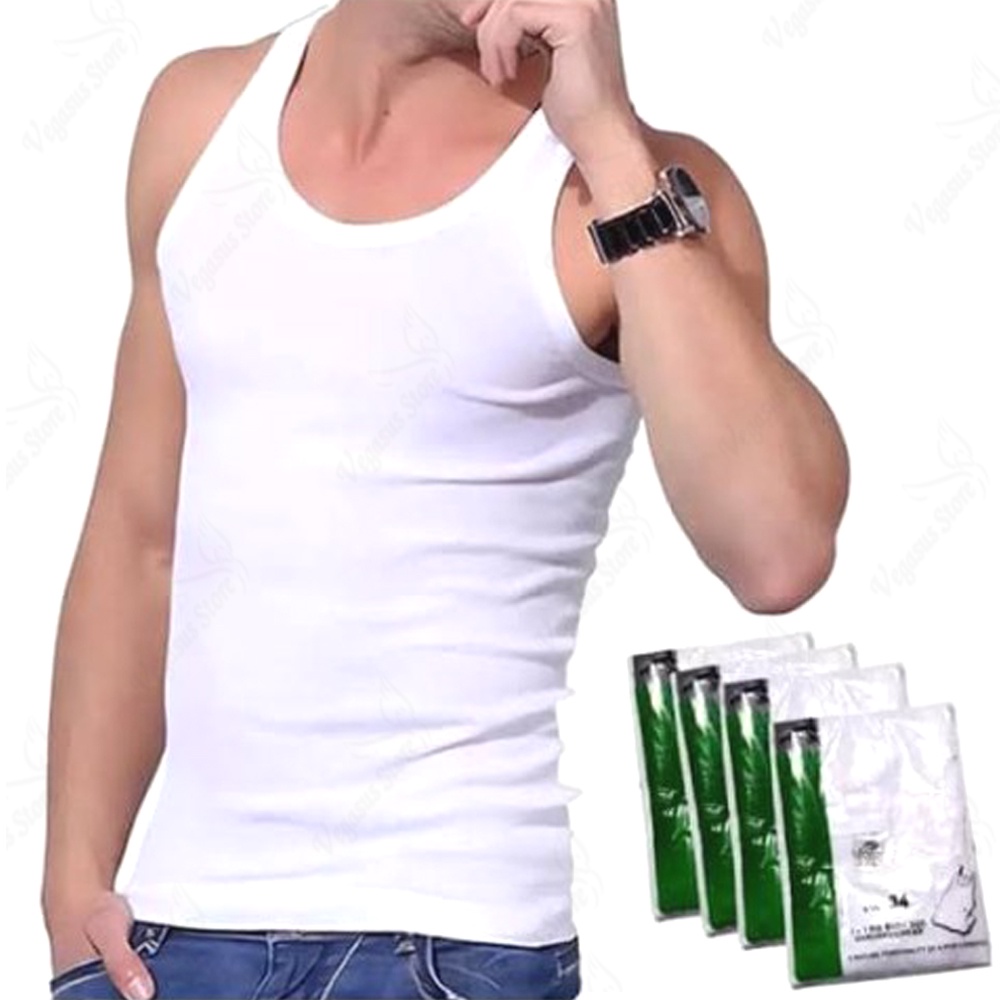 3 Pcs Singlet Pria Dewasa SCORPION Murah - Kaos Dalam Laki Laki Dalaman Pria Dewasa-Vegasus STORE (COD)