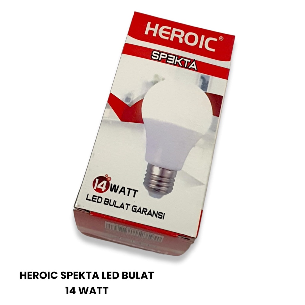 Lampu Led 14 Watt Heroic Spekta Bulb Bergaransi