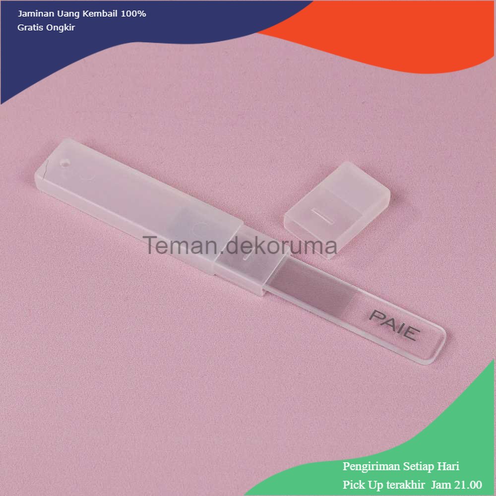 TD - PR2 PAIE Kikir Kuku Nail File Nano Glass Polishing Manicure Tools