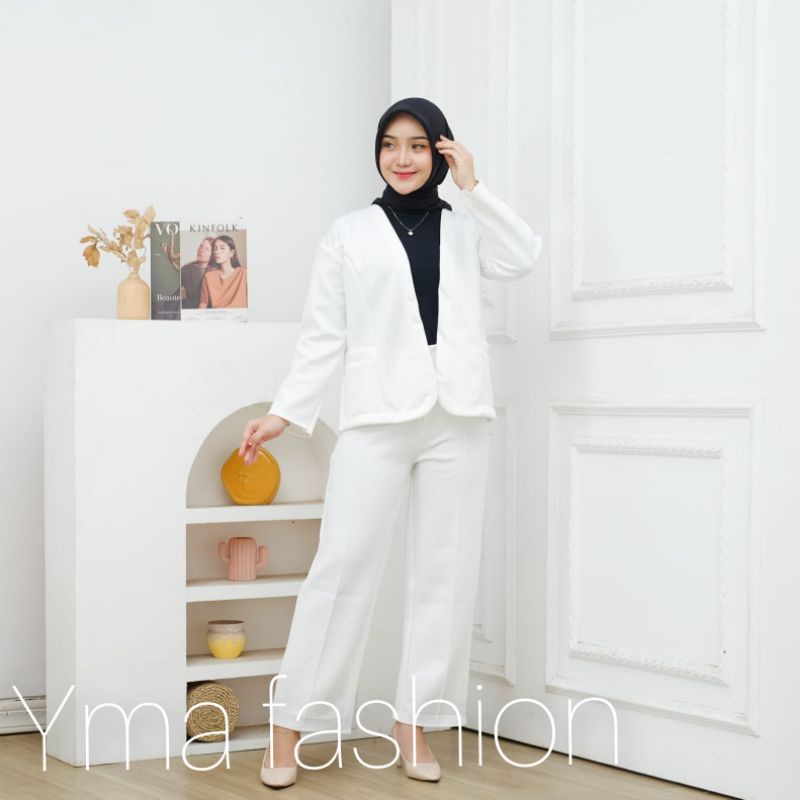 YMA // Nabila blezer skuba // CARDIGAN JEANS