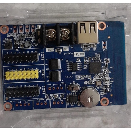 Controller Card LED HD-W60 Single Double Color Running Text USB WIFI Wireless