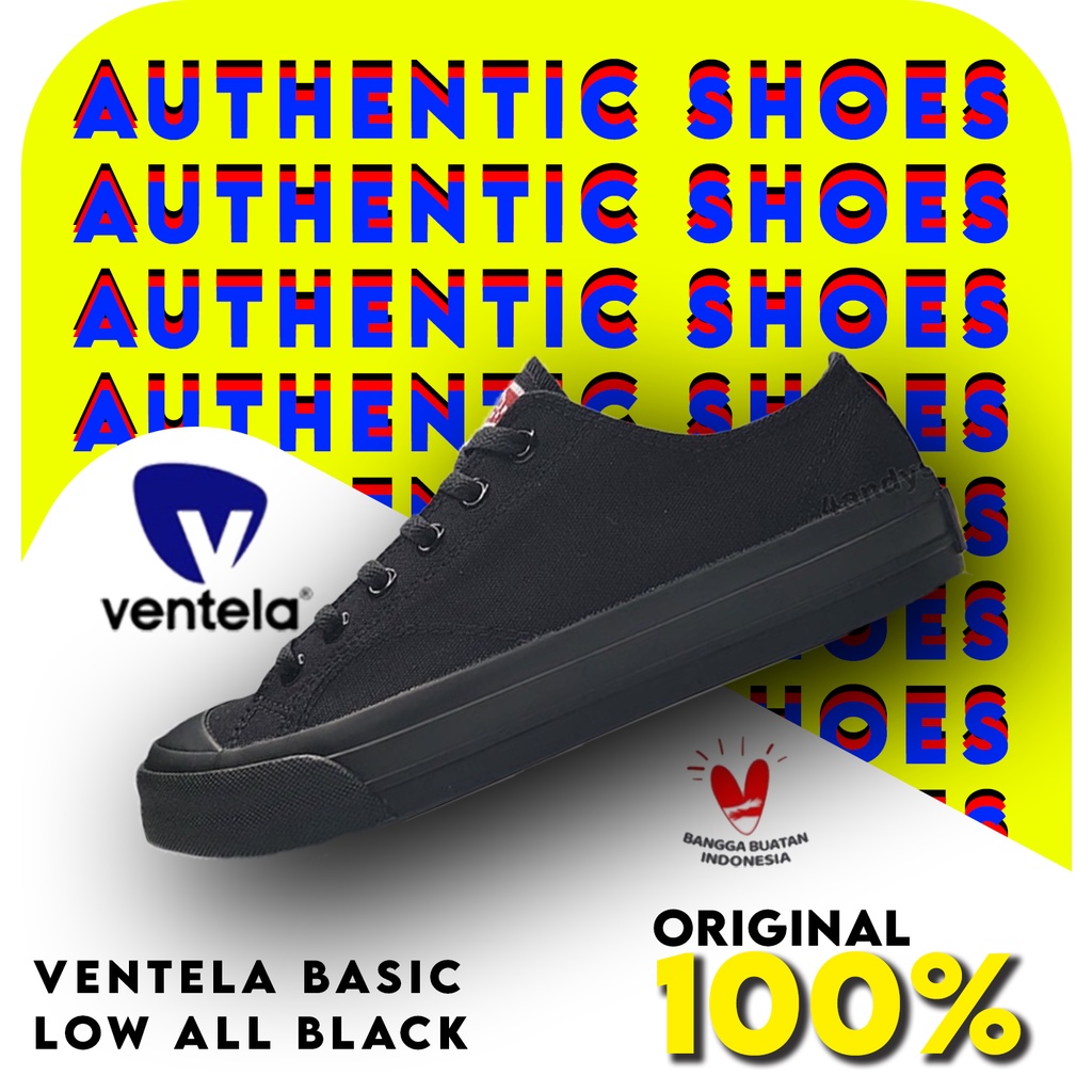 Ventela Basic Low All Black [ORIGINAL]