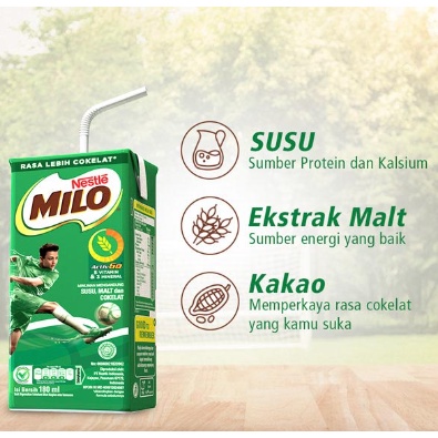 Minuman Susu Milo Kotak 180ml