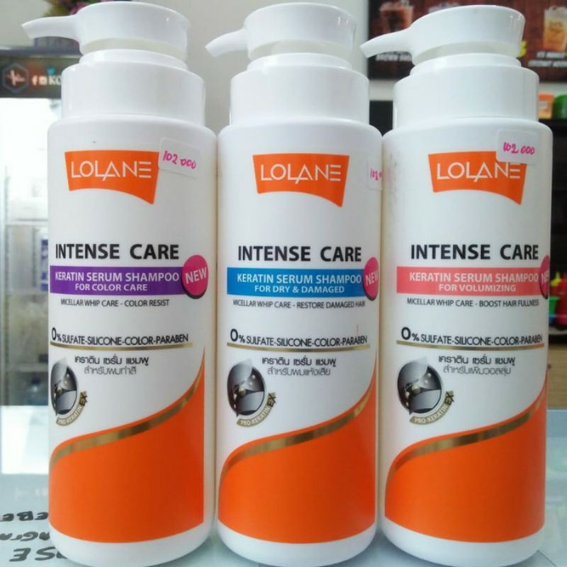 LOLANE Intense Care Keratin Ser Shampoo 400ml
