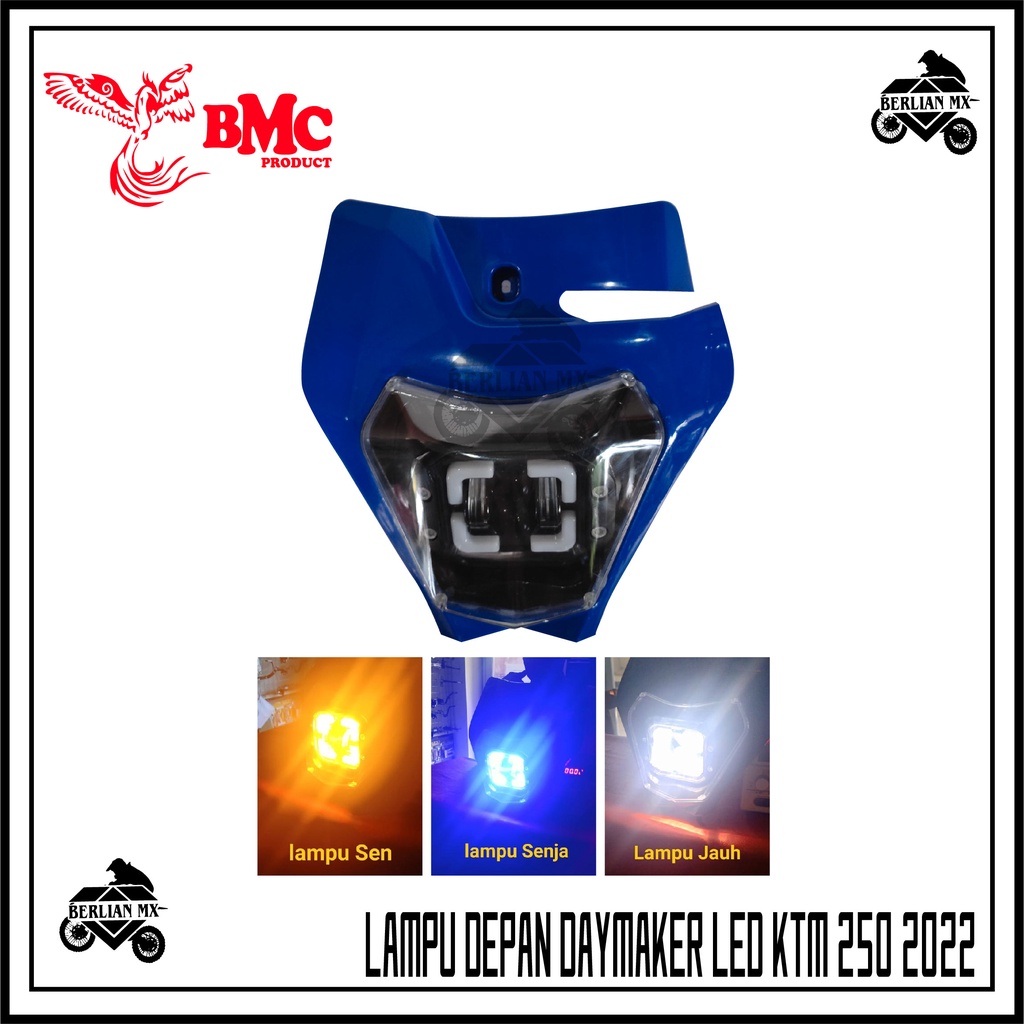 Headlamp reflektor LED DAYMAKER Lampu depan trail KTM 250 2022