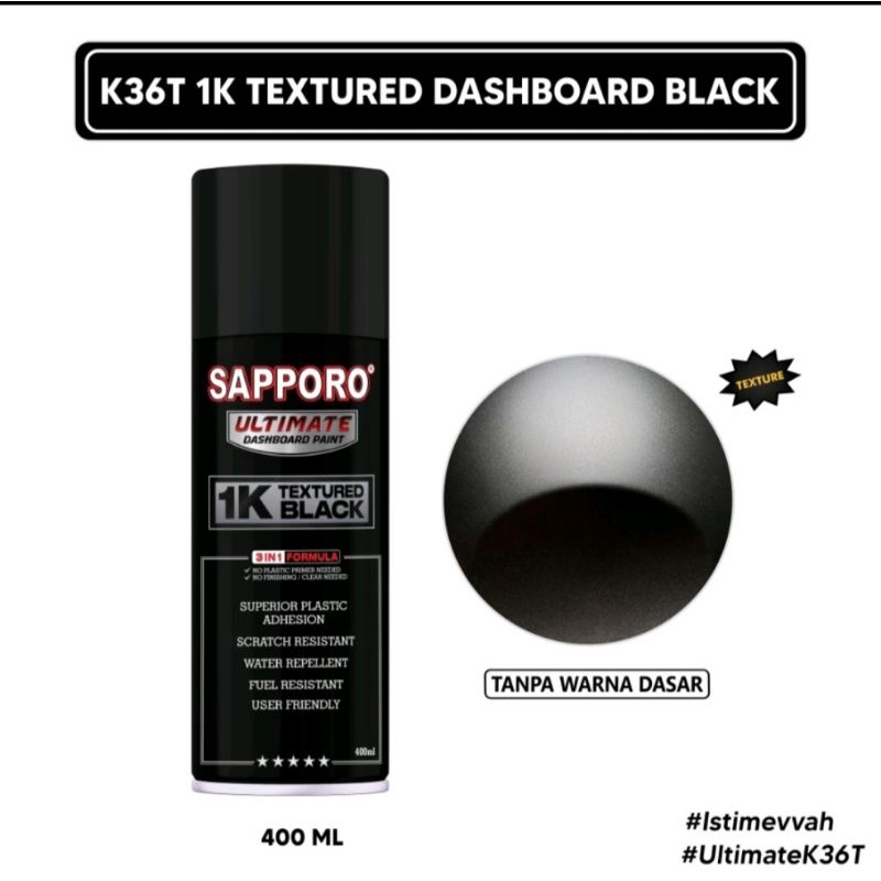 Sapporo Ultimate K36T 1K Texture Dashboard Black