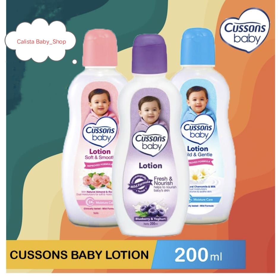 CUSSONS BABY LOTION 100ML - 200ML /BODY LOTION BAYI