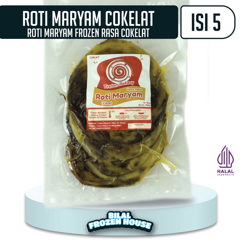 

DEB Roti Maryam - Roti Canai Frozen - Roti Cane Tretan Bakery