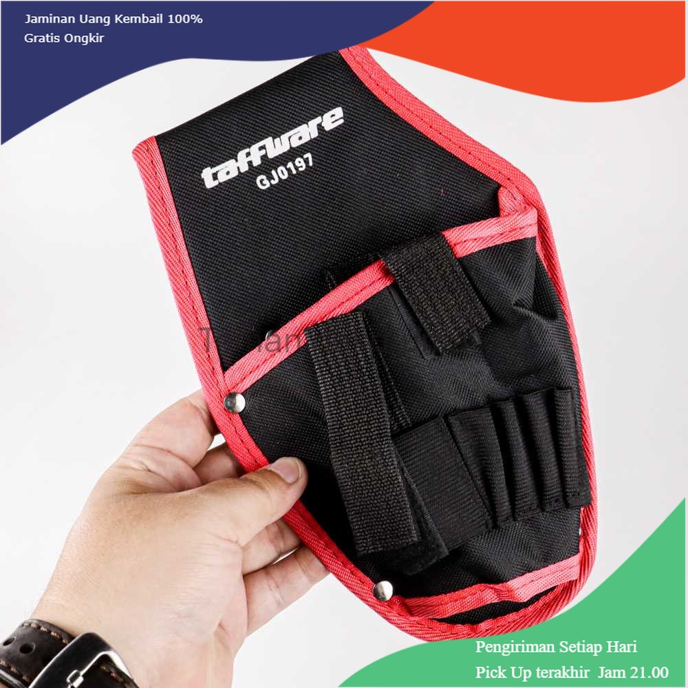 TD-PR2 Taffware Tas Pinggang Perkakas Mesin Bor Tool Bag Fanny Pack - GJ0197