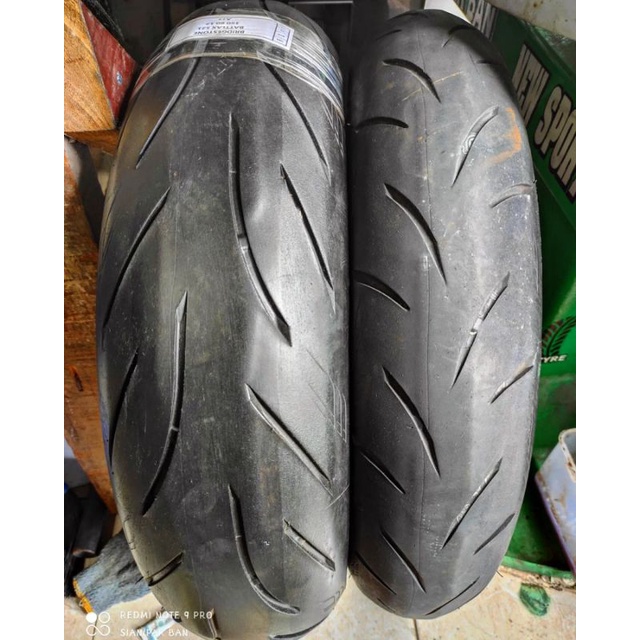 BAN BATTLAX S21 120 VS 150 60 17 COPOTAN MOGE IMPORT SUPER TEBAL