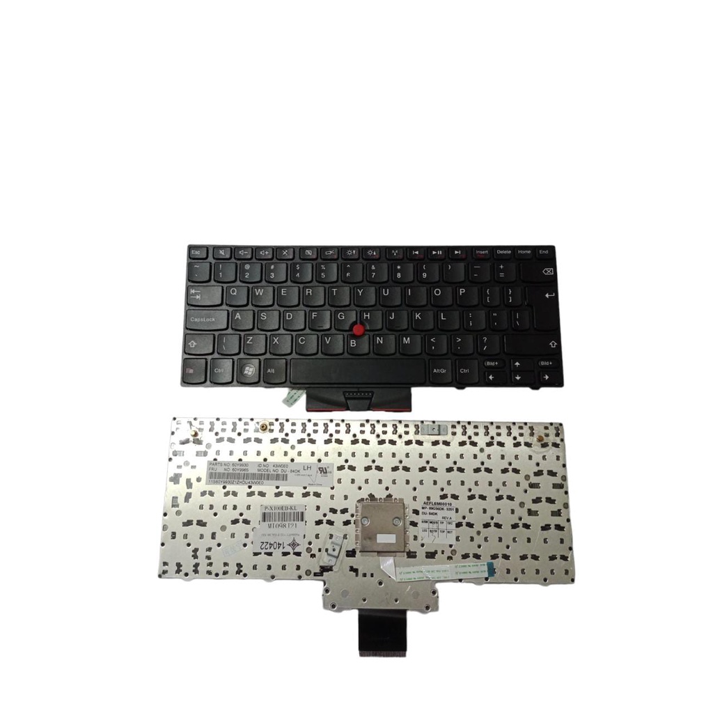 Keyboard Lenovo ThinkPad X100 X100E X120 X120E Edge E10 E11 Black GRATIS PELINDUNG KEYBOARD