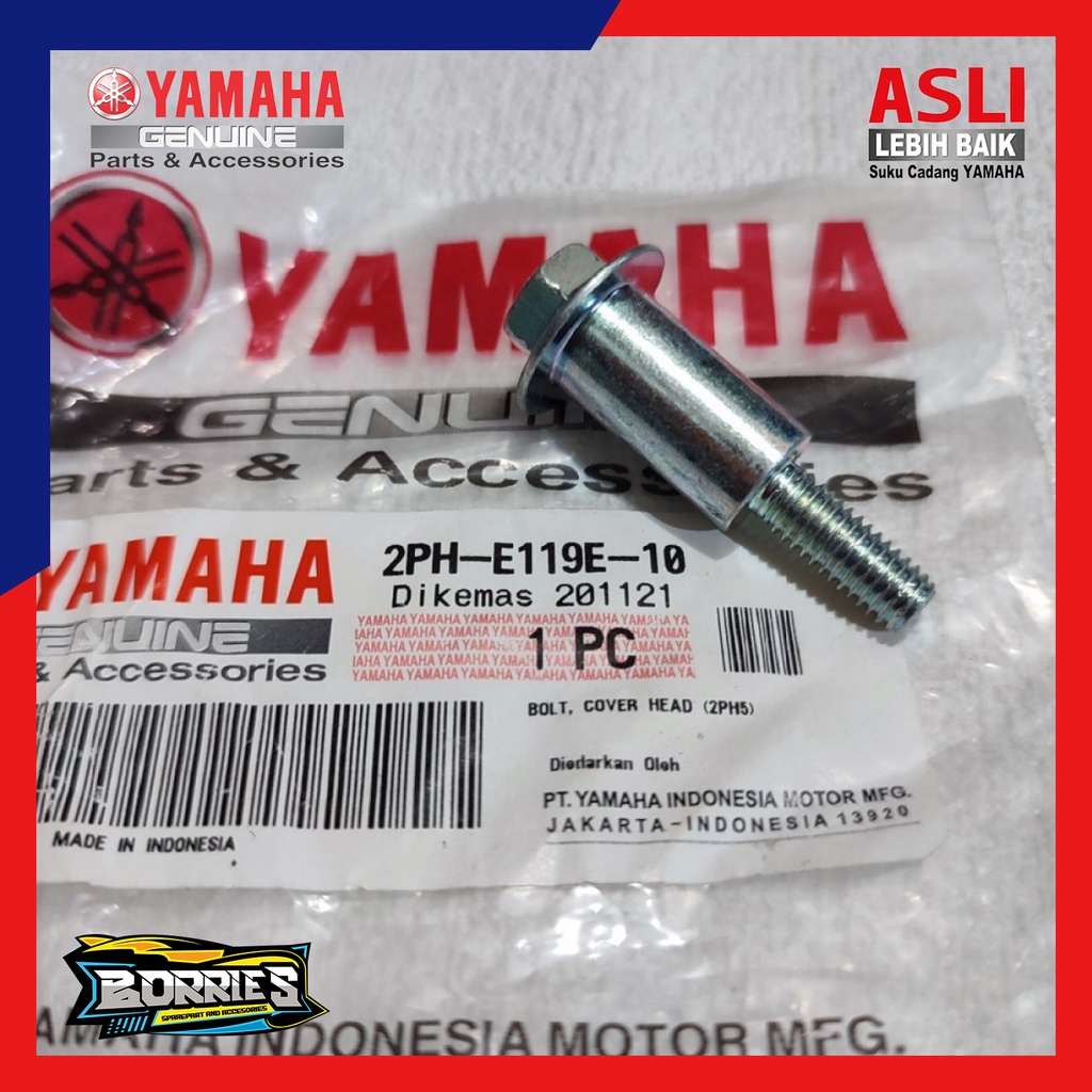 BAUT TUTUP BLOK HEAD ATAS BAUT TUTUP KLEP MIO M3 S Z SOUL GT FINO FI GRANDE X RIDE 125 2PH-E119E-10