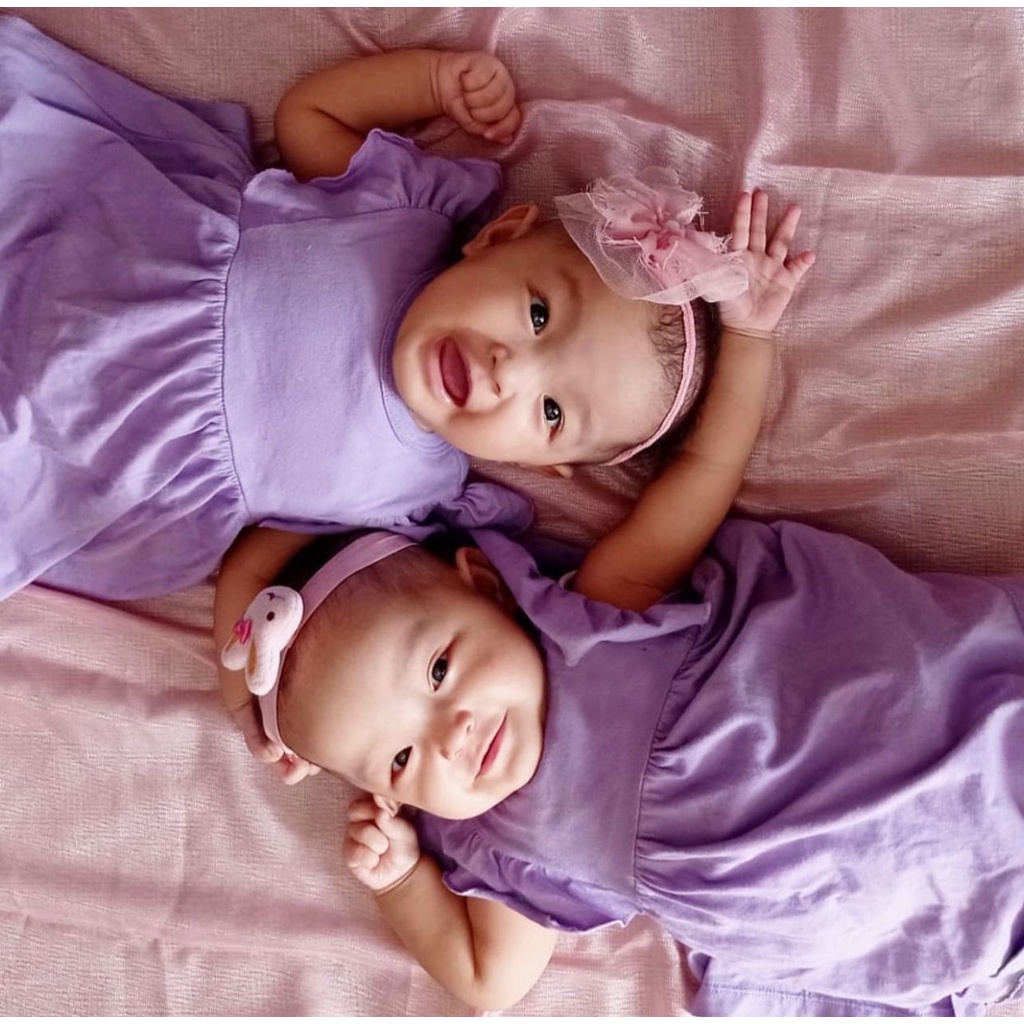 TINGTONG - Luli Dress Jumper Bayi Perempuan - Baby Dress Ruffle