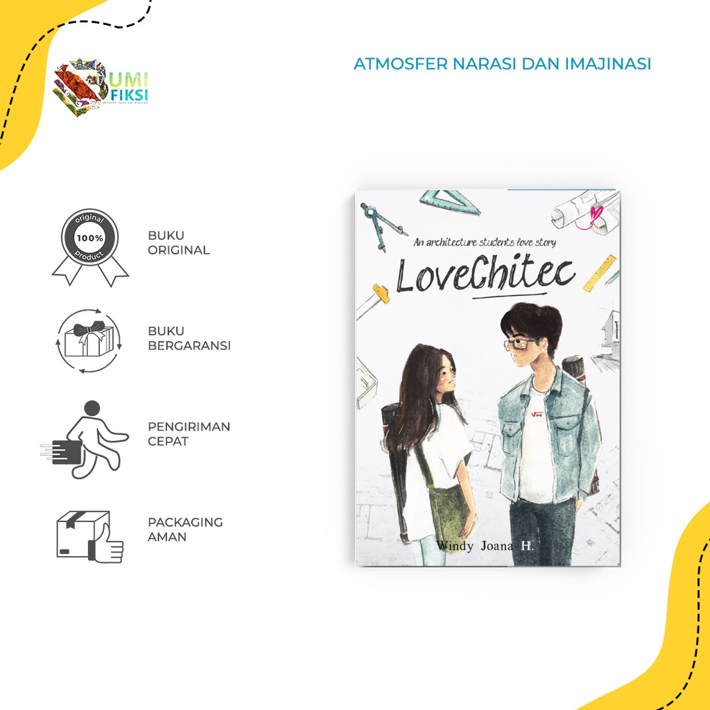 Buku Novel Lovechitec - Windy Joana - Reneluv