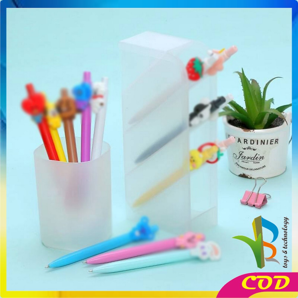RB-A11 Pena Gel Pen Bangtanboy Pulpen Mekanik Karakter Alat Tulis Stationary