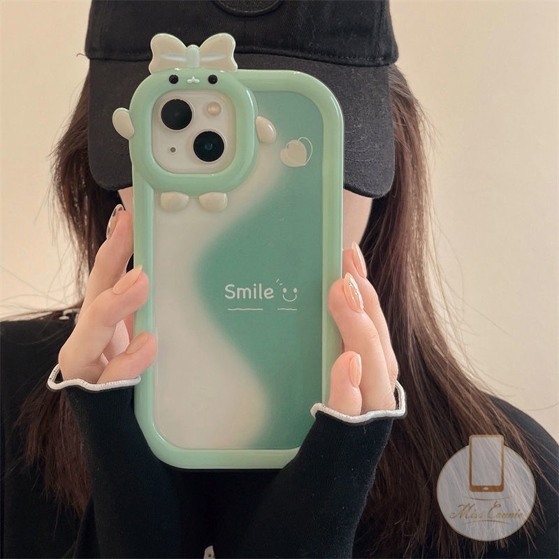 Soft Case Desain Kartun Monster 3D Untuk IPhone 11 12 13 14 11 Pro MAX XR 7 8 6 6S Plus 14 Plus X XS MAX SE 2020