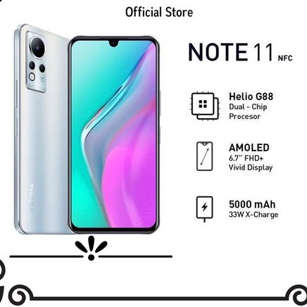INFINIX NOTE 11 NFC RAM 6 / 128 GB HP GAMING MURAH,NEW GARANSI RESMI