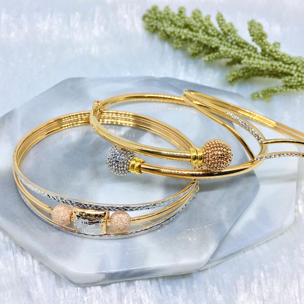 Gelang Emas Bangle Fashion 375/8K