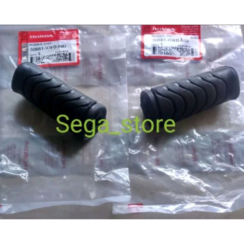 karet barstep footstep depan honda blade revo absolute supra X 125 fi ori original AHM 50661-KWB-600