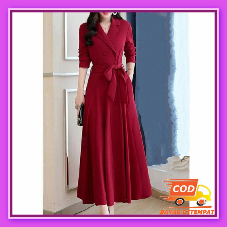 Dress Wanita Terbaru Dres Dewasa Korean Cewek Pendek Gaun 2022 Remaja Natal Kondangan Baju Korea Kek