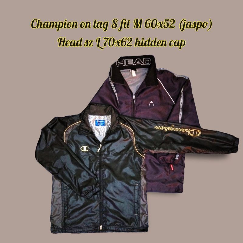 Windbreaker Coach Track Jaket Champion Head