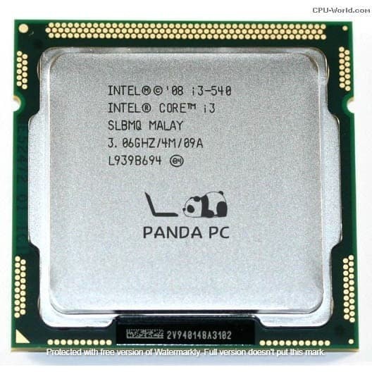 Processor Intel Core i3 540 tray Socket 1156 Clarkdale