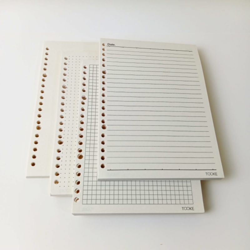 

LOOSE LEAF B5 ISI 100 LEMBAR KERTAS BINDER BAHAN BOOKPAPER CREAM