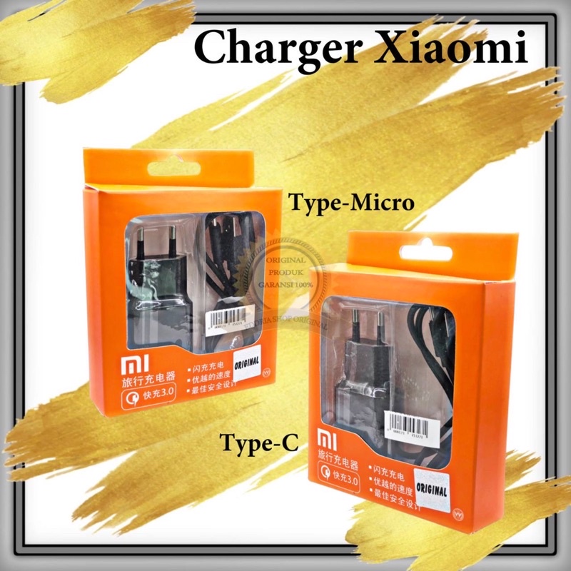 ADAPTOR FLASH KABEL CHARGER XIAOMI MI6 11WATT ORIGINAL BLACK