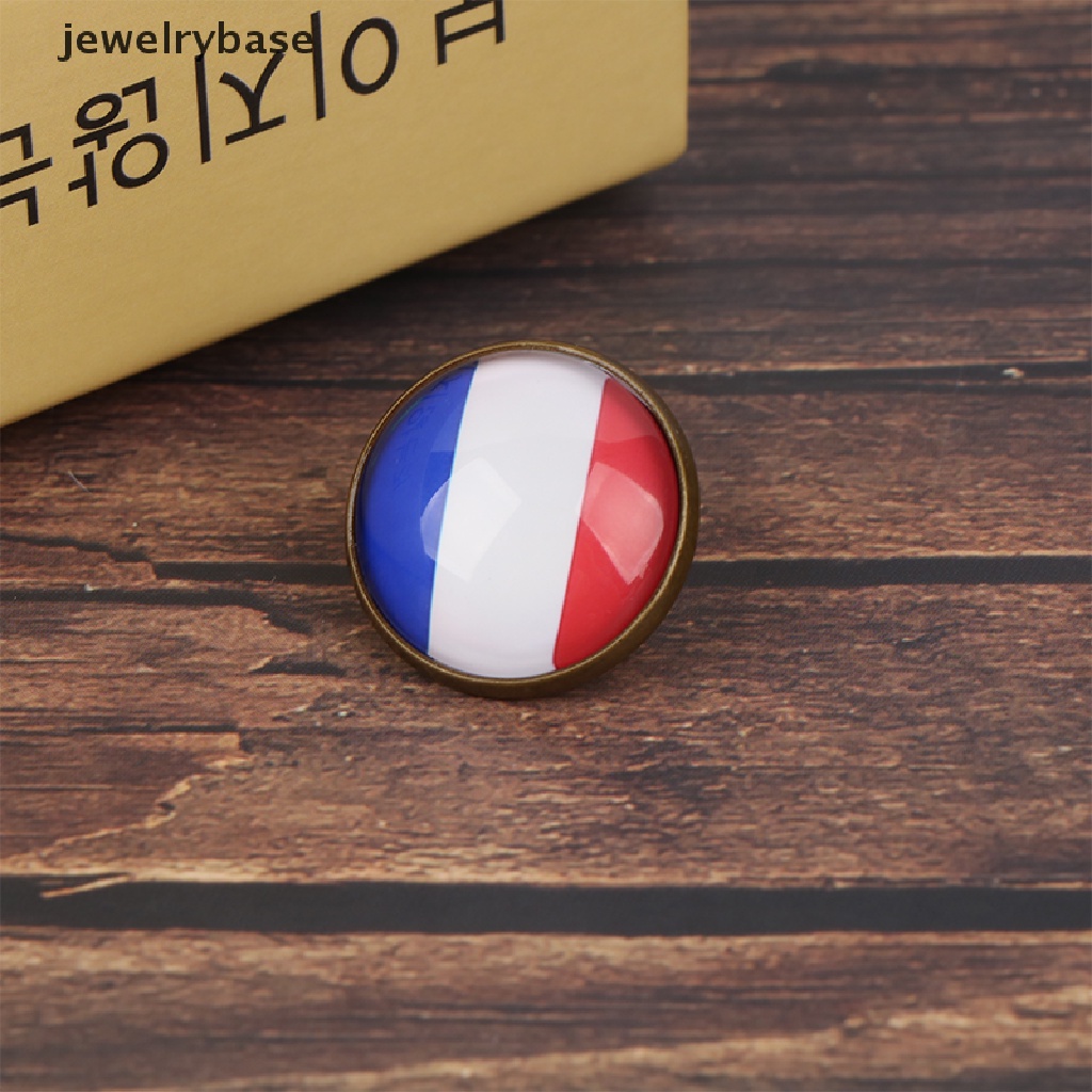 Pin Bros Lencana Kaca Kubah Bendera Negara Peserta Dunia