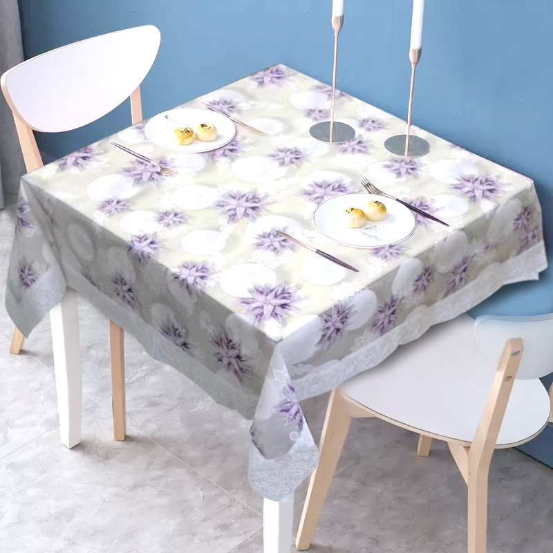 Terpal/taplak meja berenda berkualitas Tamu Anti Air Motif Untuk Meja Ukuran Kotak Besar / Taplak Meja Anti Air 152 x 152 cm Jumbo