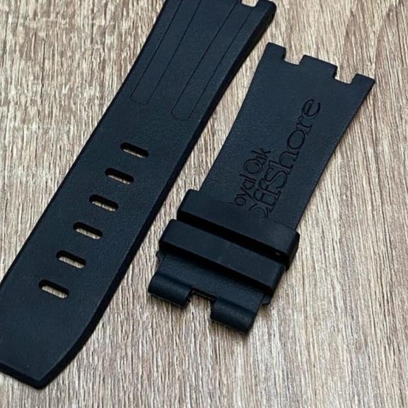STRAP-TALI JAM TANGAN AP-AUDEMARS PIGUET RUBBER - Hitam
