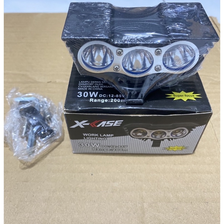 LAMPU TEMBAK OWL LAMPU SOROT LED 3 MATA DAN 2 MATA OWL 30 WATT NYALA 3 MODE KLX CRF WR155 SUPERMOTO ENDURO ADVENTURE