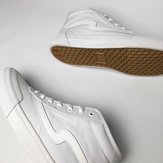 PATROBAS  New Ivan High Triple White Original Sepatu Sneakers Shoes Casual Pria Wanita Putih Polos
