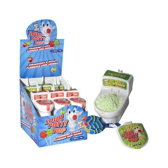 

TERLARIS Sour Potty Pop / Permen Anak lolipop import Australia /PERMEN LUNAK/PERMEN VIRAL/PERMEN MILO/PERMEN YUPI/PERMEN JADUL/PERMEN KARET