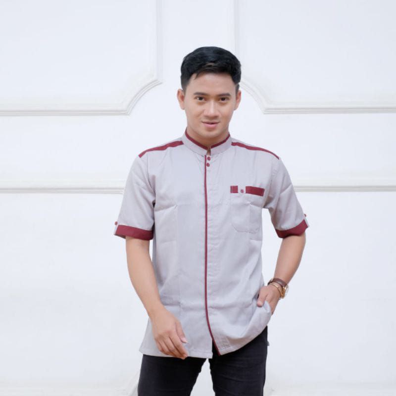 Baju koko terbaru//Kemko Yusinsun Pendek Cassual - Baju Koko Exlusive - Koko Pendek - Baju Koko Elrumi - Baju Pendek Muslim Pendek - Koko Pendek Koko Muslim Pria Baju Pria Pendek Kemeja Koko Pendek Koko Pendek Muslim Koko Elrumi Pendek
