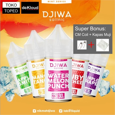 LAB5l DJIWA SALTNIC 30mg | melon lychee apple mango grape cair e-liquid salt