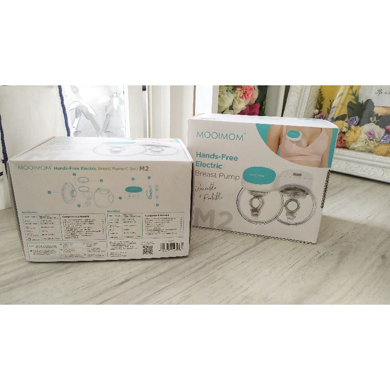 MOOIMOM HANDS FREE ELECTRIC BREAST PUMP SECOND PRELOVED