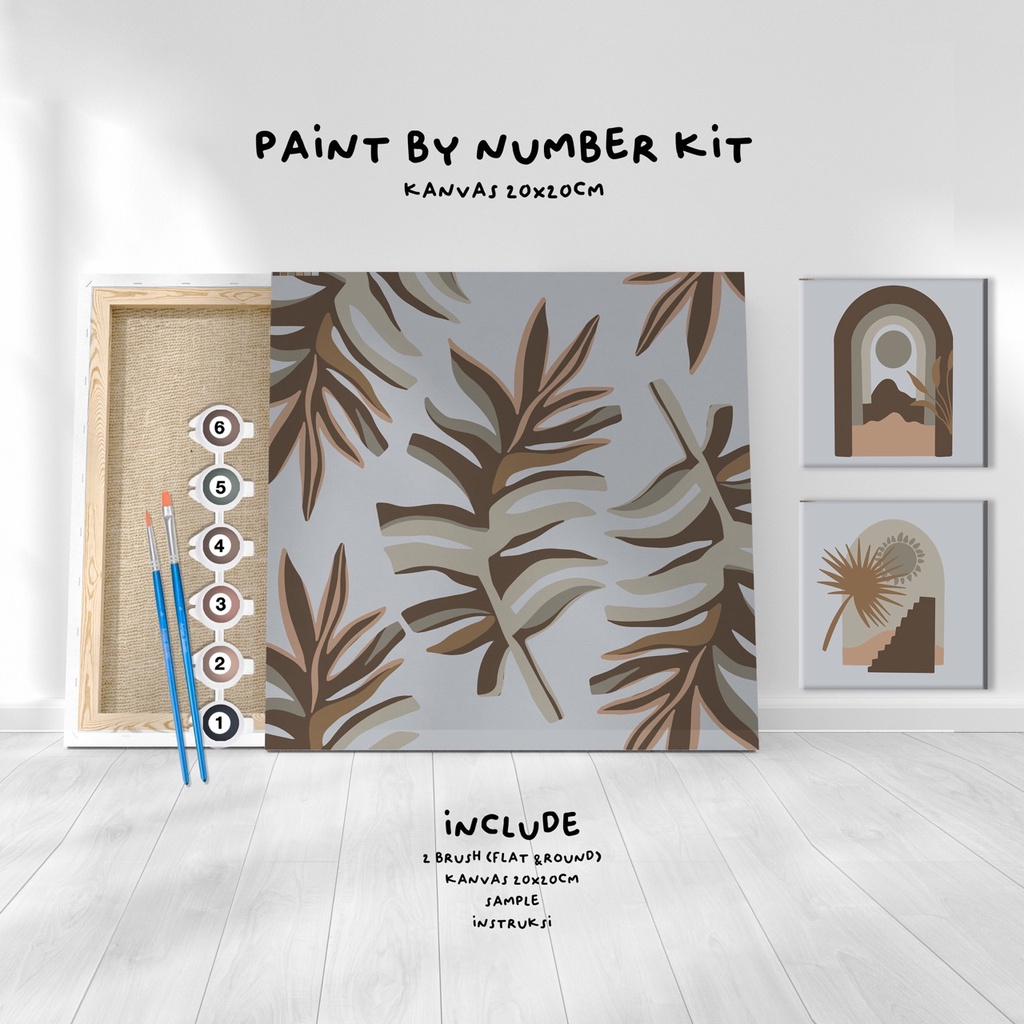 

Paint by Number KIT scandi series Kanvas 20x20cm