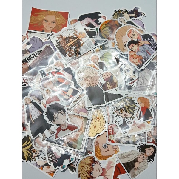 Stiker Anime Jepang Tokyo Ravengers Stiker Kawaii Aestetik
