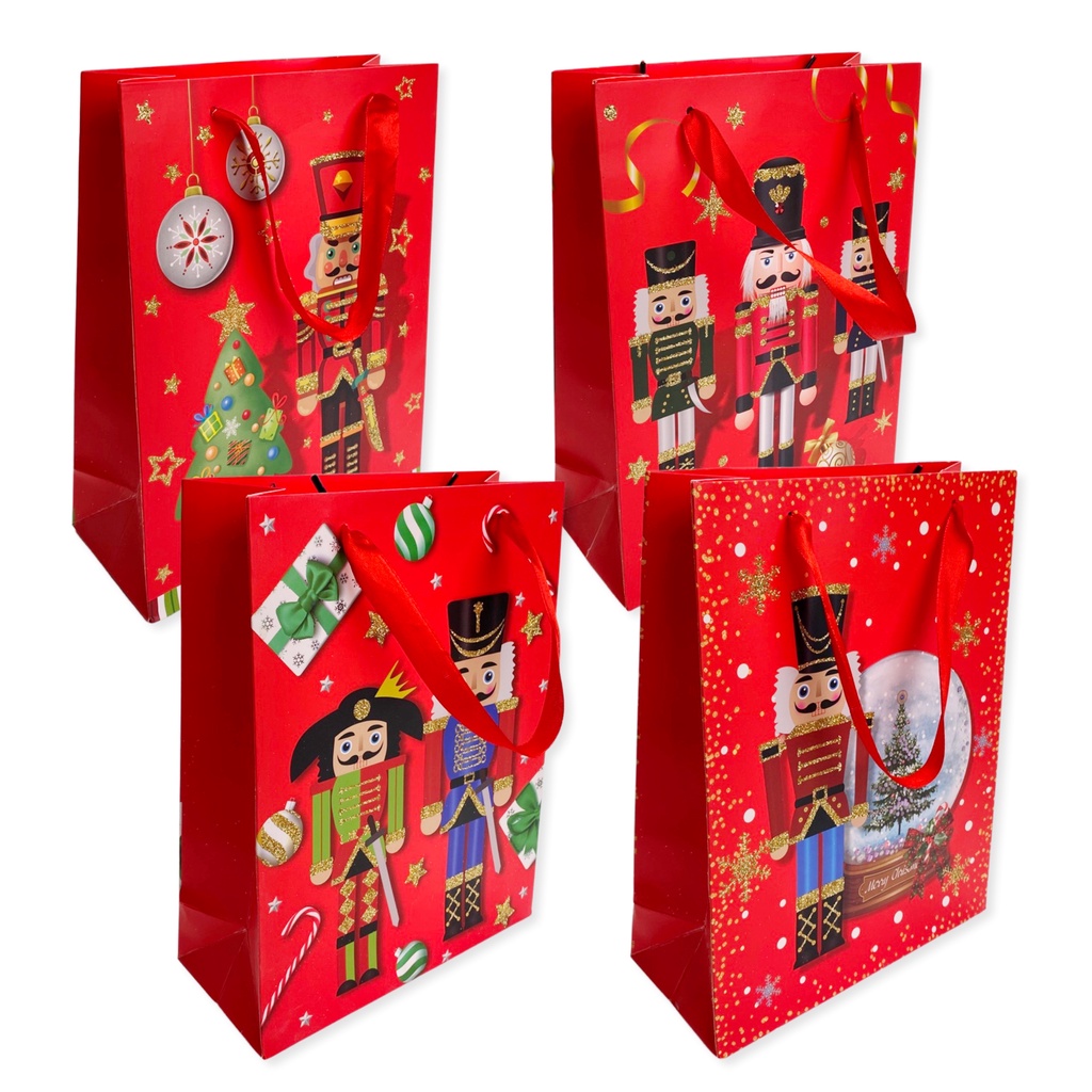 

W! Accessories Kantong Kertas Paper Bag Natal Nutcracker 6441180