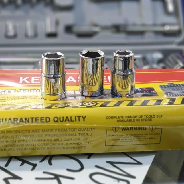 KUNCI SOK SET KENMASTER 27 PCS KUNCI SOCKET SET SOKET KENMASTER 27PCS