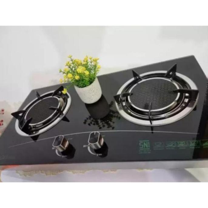 QO163 KOMPOR GAS TANAM ECO COOK DENGAN BURNER API INFRARED DF698674R