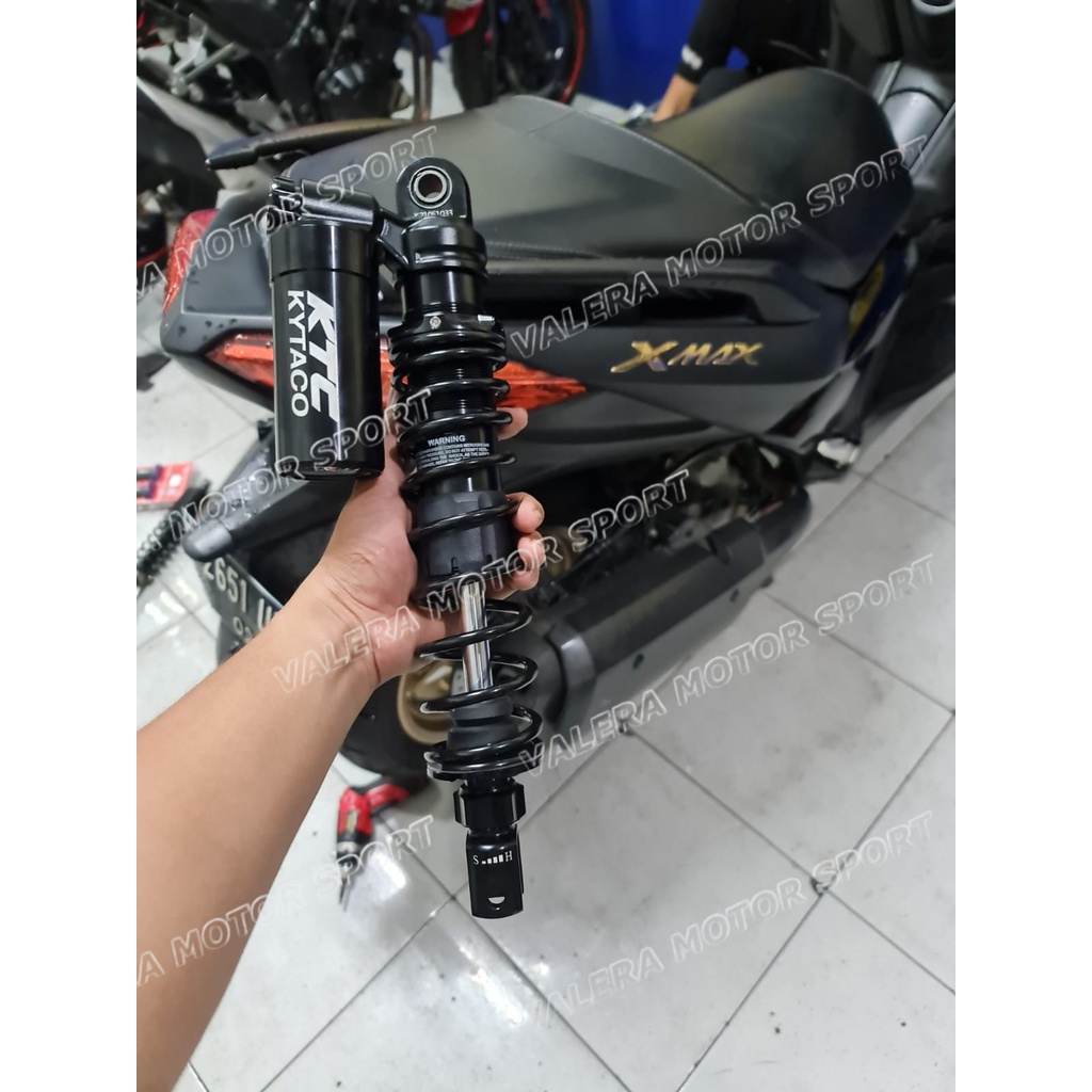 shock shockbreaker yamaha xmax 250 new xmax connected ktc kytaco stx -25 345mm