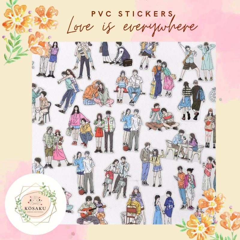 

sticker aesthetic pack deco sticker journal sticker - love is everywhere